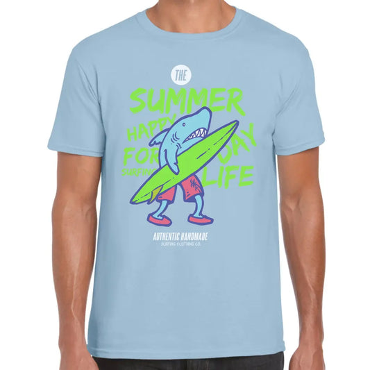 Shark Surfing T-Shirt - Tshirtpark.com