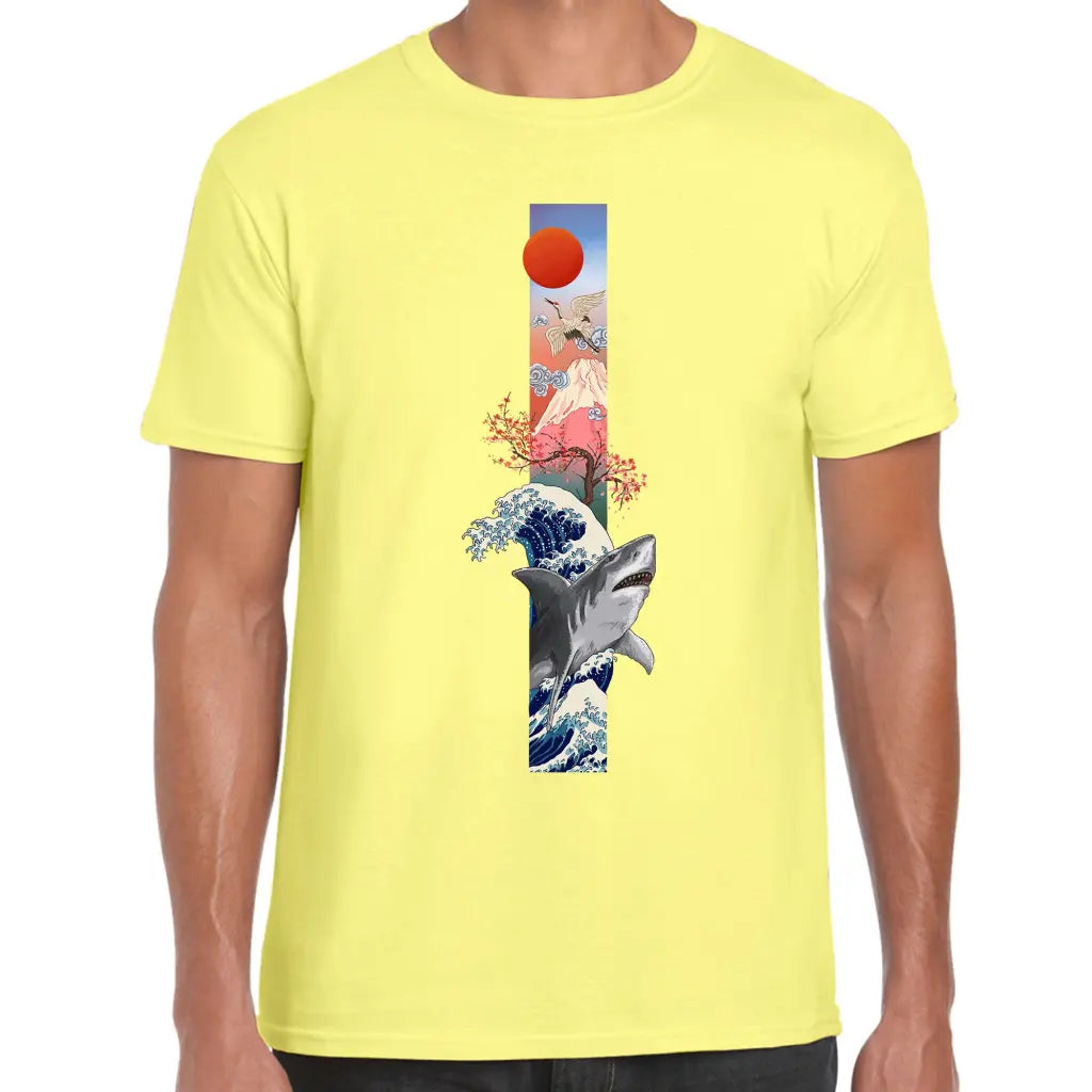 Shark & Wave T-Shirt - Tshirtpark.com