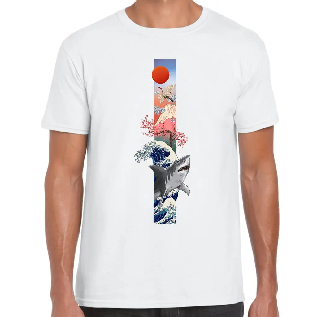 Shark & Wave T-Shirt - Tshirtpark.com