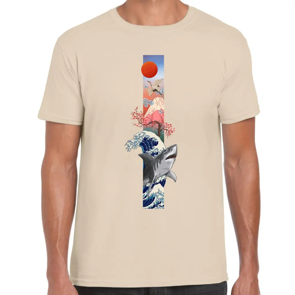 Shark & Wave T-Shirt - Tshirtpark.com