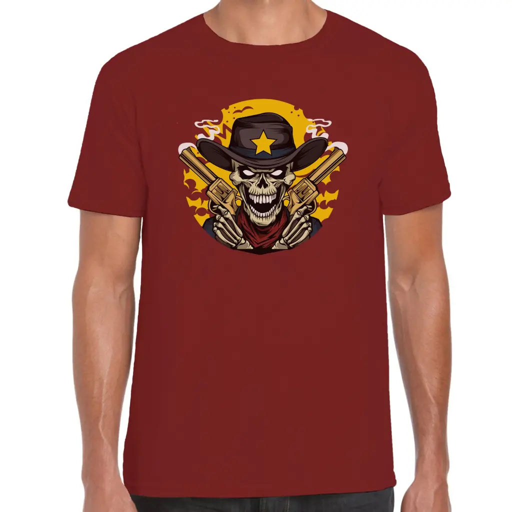 Sheriff Skeleton T-Shirt - Tshirtpark.com