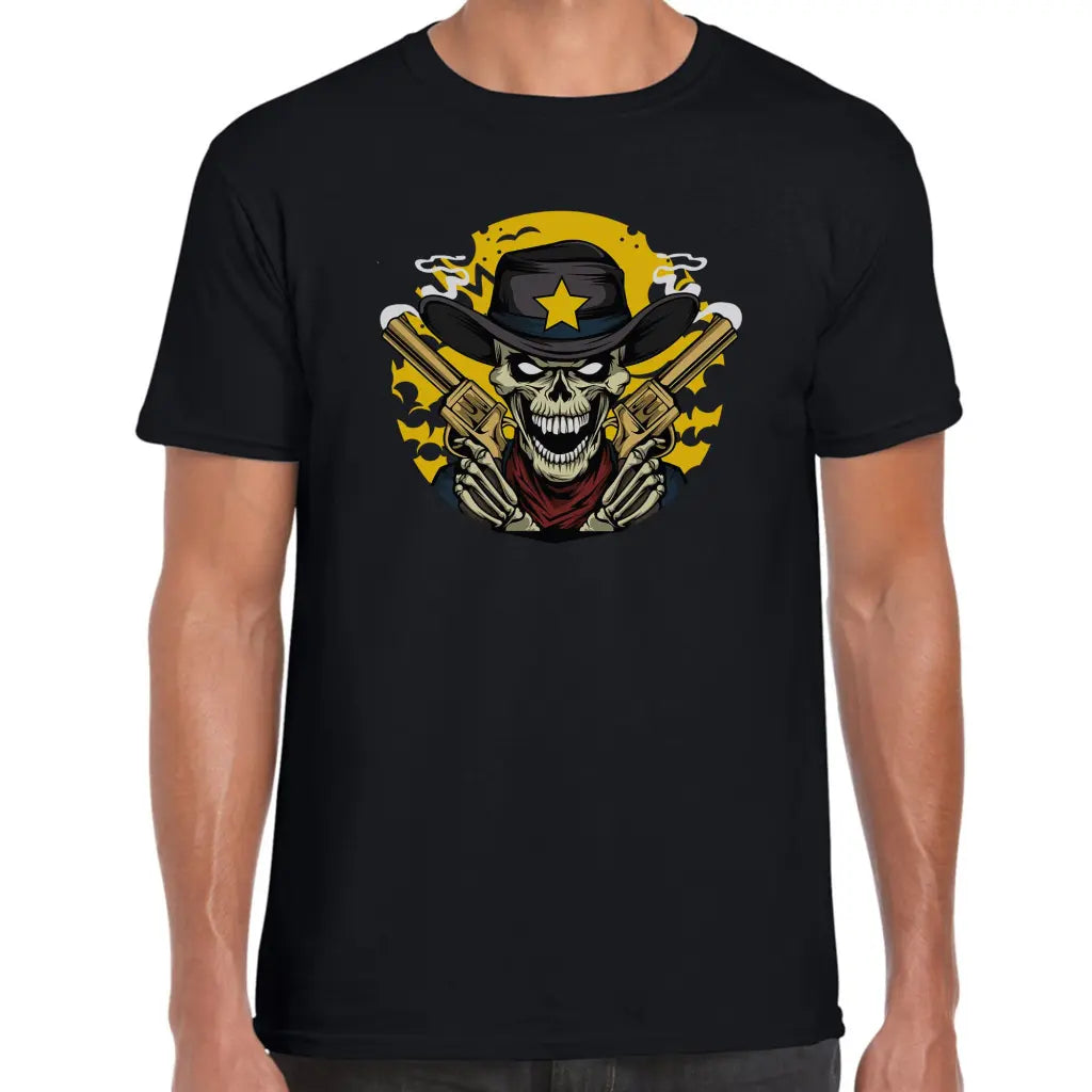 Sheriff Skeleton T-Shirt - Tshirtpark.com