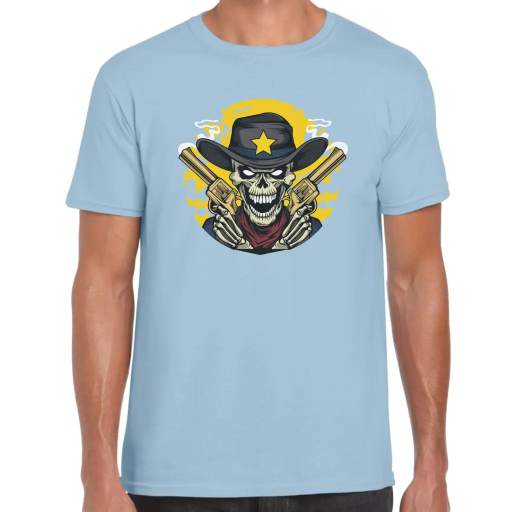 Sheriff Skeleton T-Shirt - Tshirtpark.com