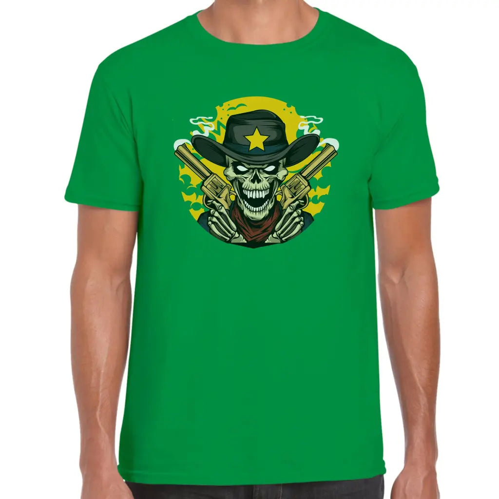 Sheriff Skeleton T-Shirt - Tshirtpark.com