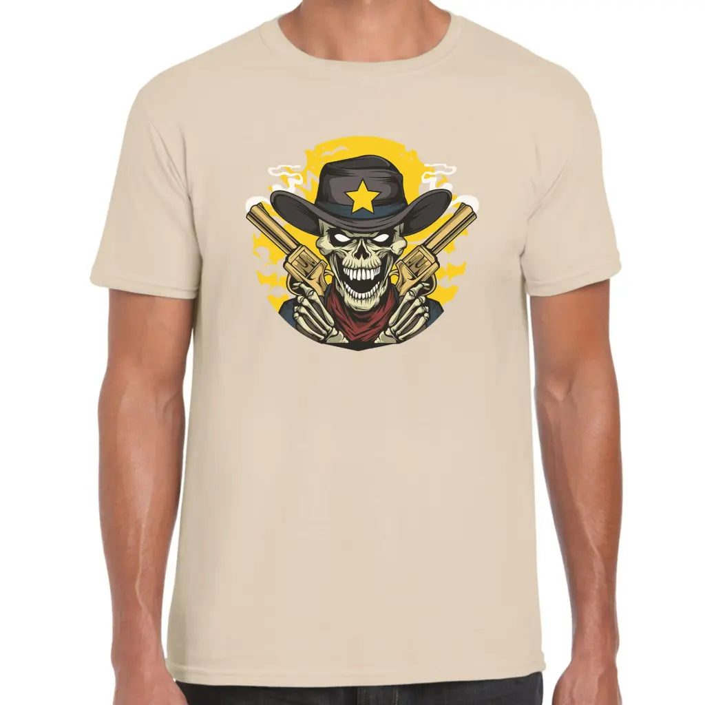 Sheriff Skeleton T-Shirt - Tshirtpark.com