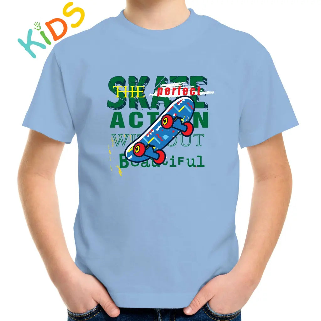 Skate Action Kids T-shirt - Tshirtpark.com