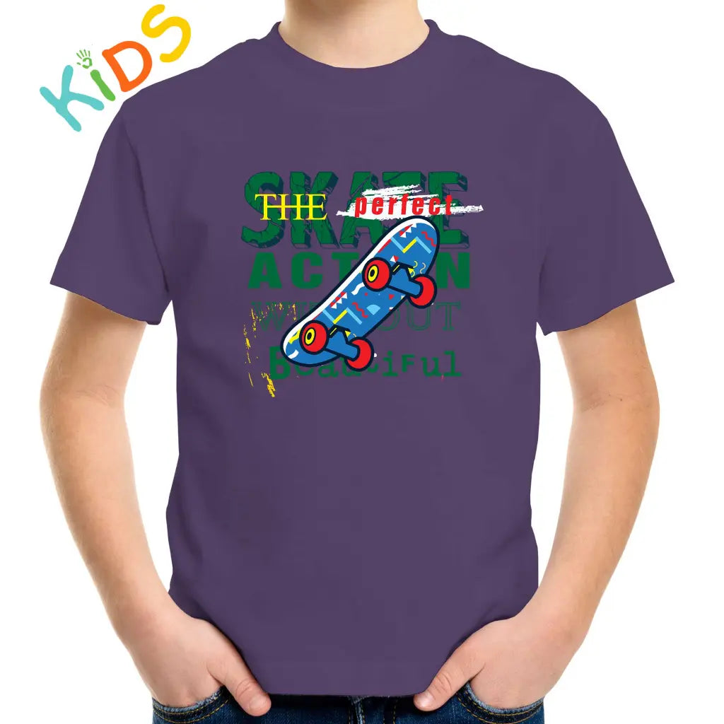 Skate Action Kids T-shirt - Tshirtpark.com