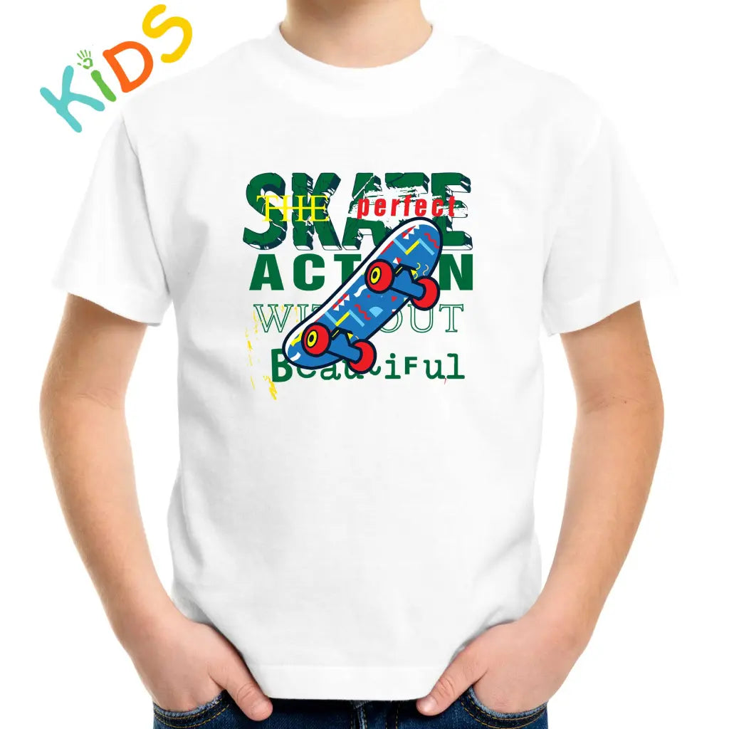 Skate Action Kids T-shirt - Tshirtpark.com