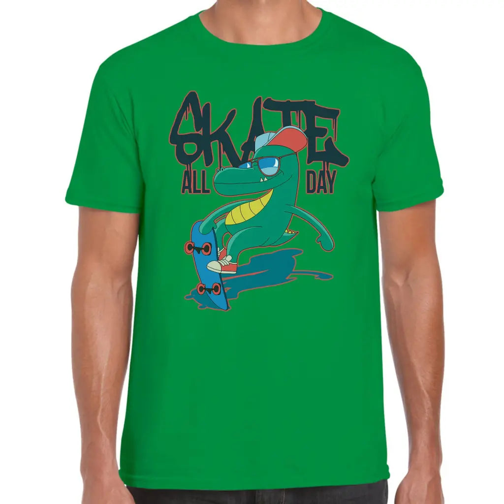 Skate All day Dino T-Shirt - Tshirtpark.com