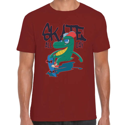 Skate All day Dino T-Shirt - Tshirtpark.com