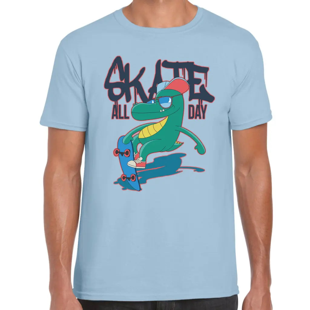 Skate All day Dino T-Shirt - Tshirtpark.com