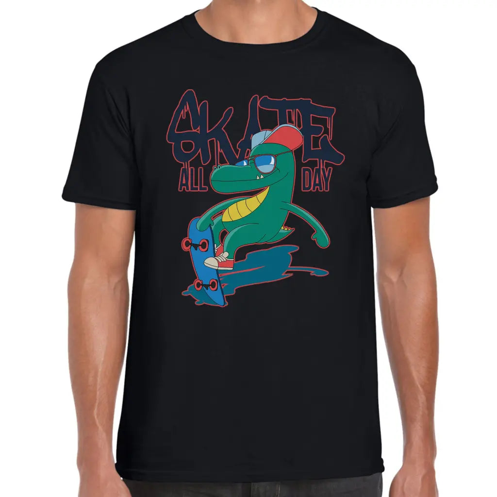 Skate All day Dino T-Shirt - Tshirtpark.com