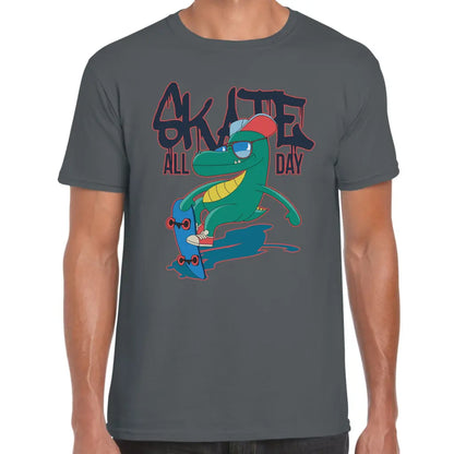 Skate All day Dino T-Shirt - Tshirtpark.com