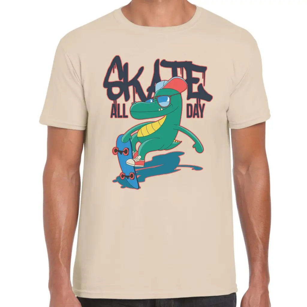 Skate All day Dino T-Shirt - Tshirtpark.com