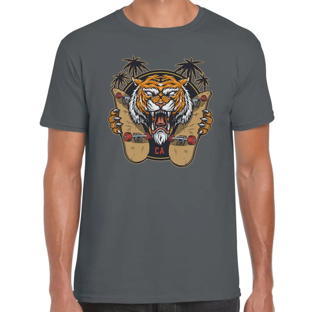 Skateboard CA Lion T-Shirt - Tshirtpark.com