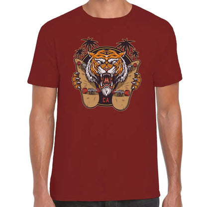 Skateboard CA Lion T-Shirt - Tshirtpark.com