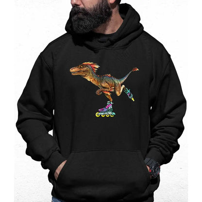Skater Dino Colour Hoodie - Tshirtpark.com