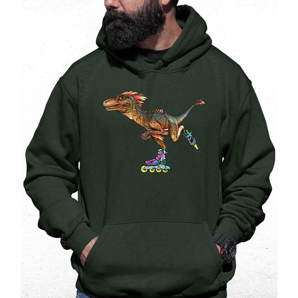 Skater Dino Colour Hoodie - Tshirtpark.com