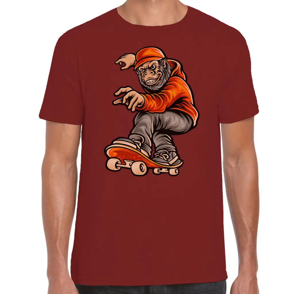 Skater Monkey T-Shirt - Tshirtpark.com