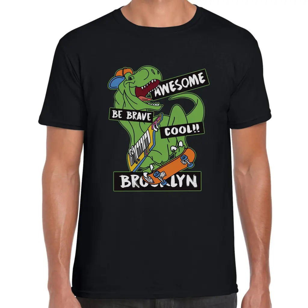 Skater Musician T-Rex T-Shirt - Tshirtpark.com
