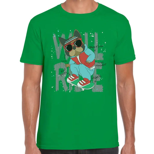 Skater Pug T-Shirt - Tshirtpark.com