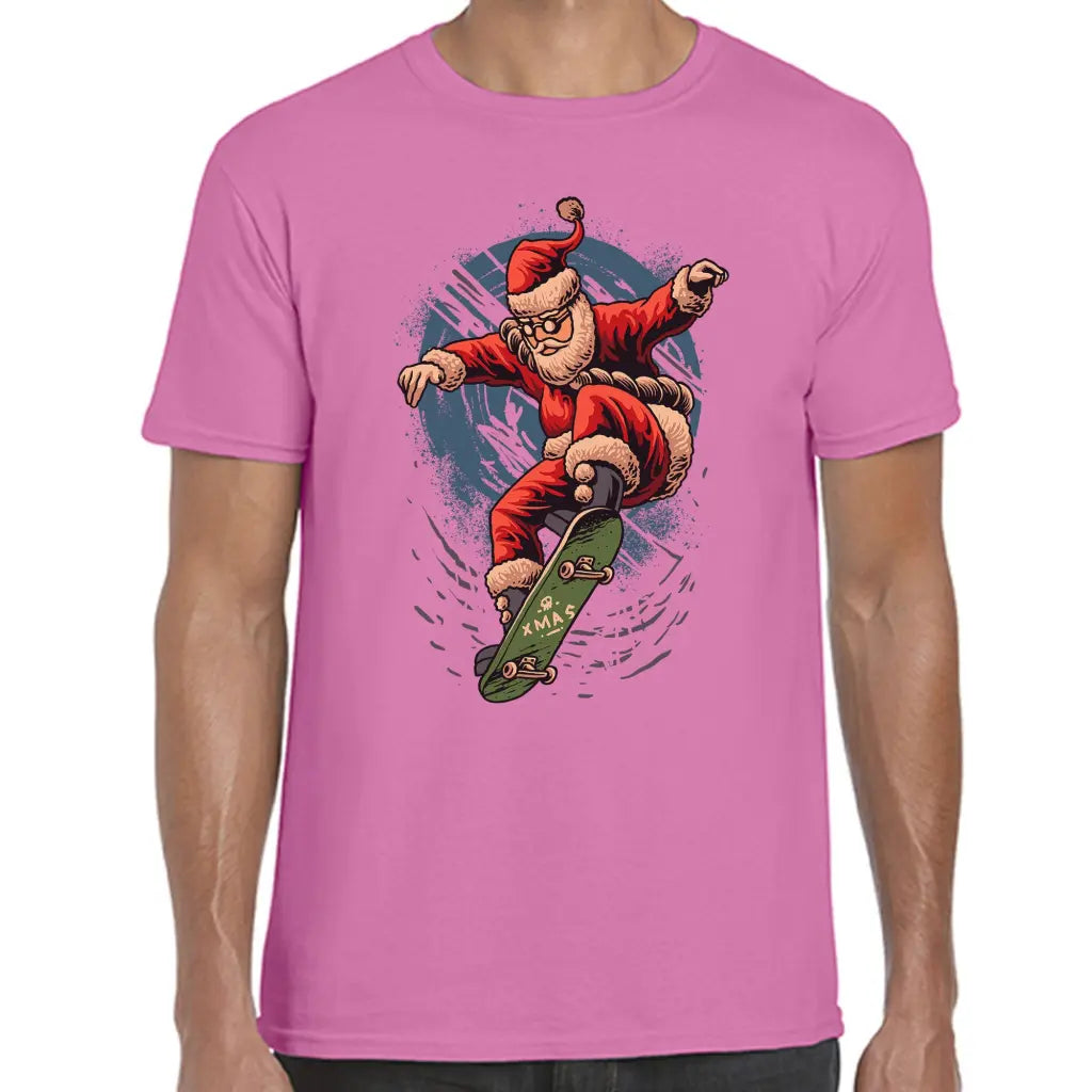 Skater Santa T-Shirt - Tshirtpark.com