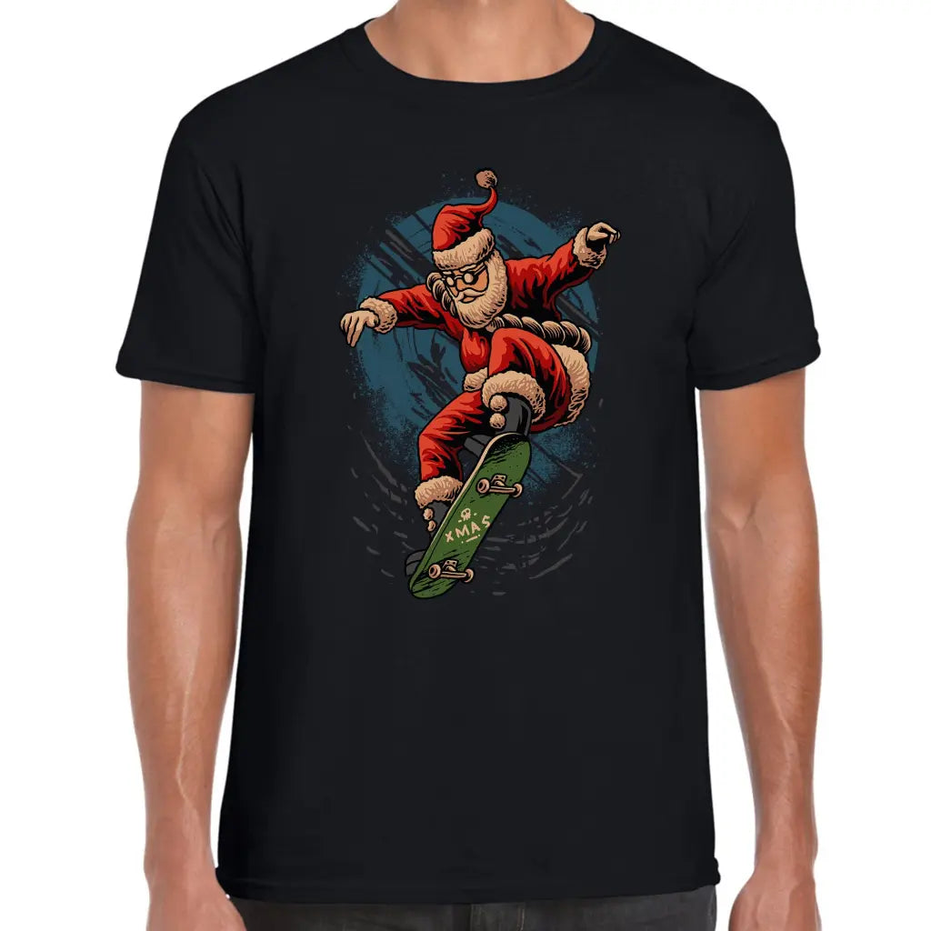 Skater Santa T-Shirt - Tshirtpark.com