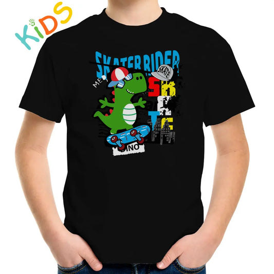 SkateRRider Dino Kids T-shirt - Tshirtpark.com