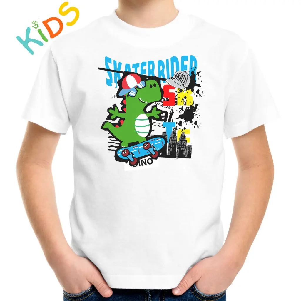 SkateRRider Dino Kids T-shirt - Tshirtpark.com