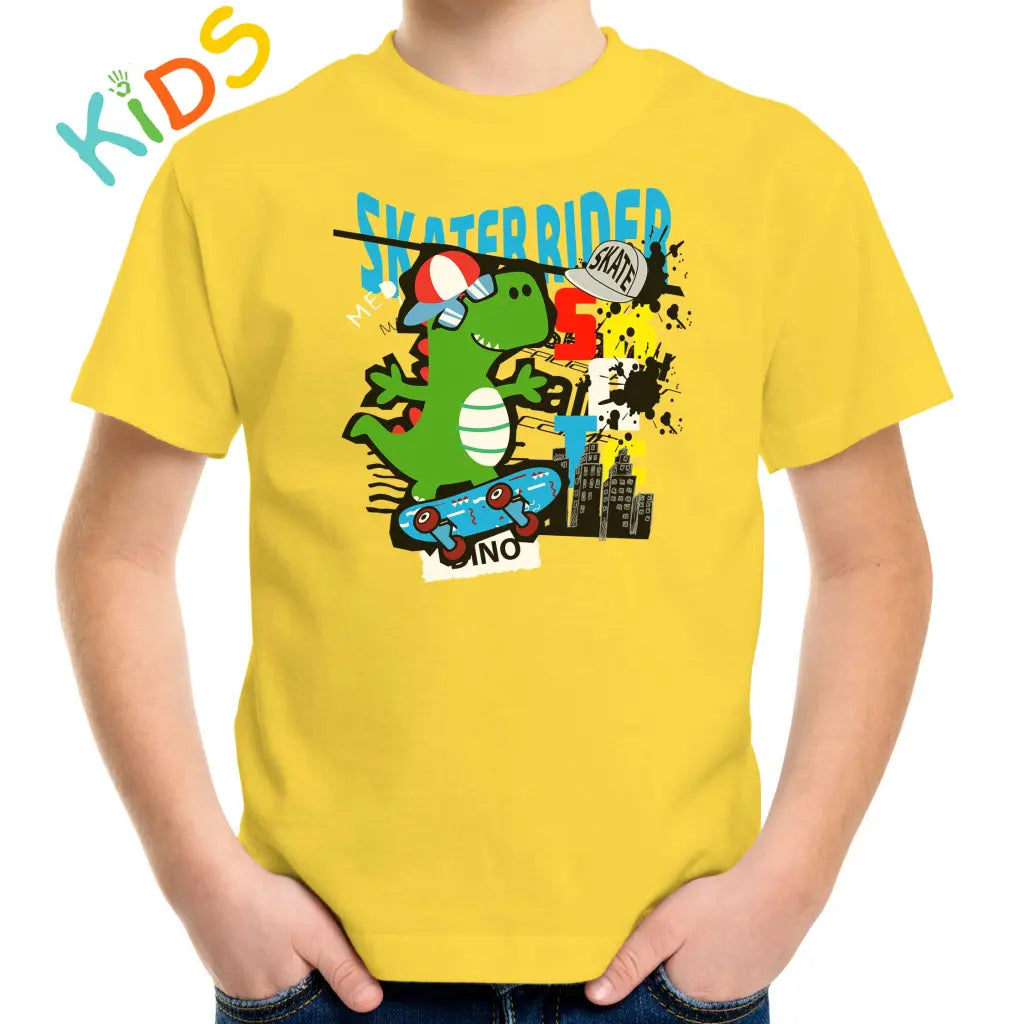 SkateRRider Dino Kids T-shirt - Tshirtpark.com