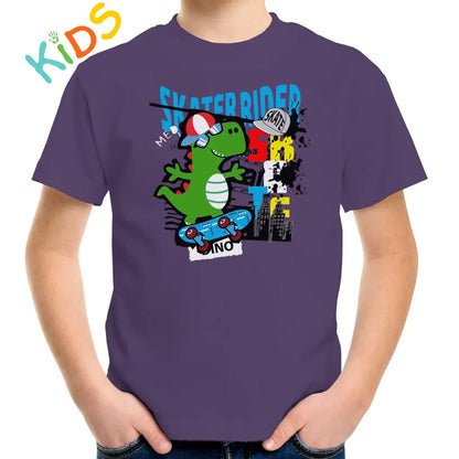 SkateRRider Dino Kids T-shirt - Tshirtpark.com