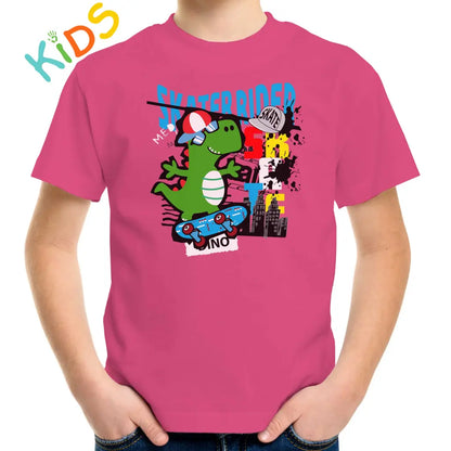 SkateRRider Dino Kids T-shirt - Tshirtpark.com