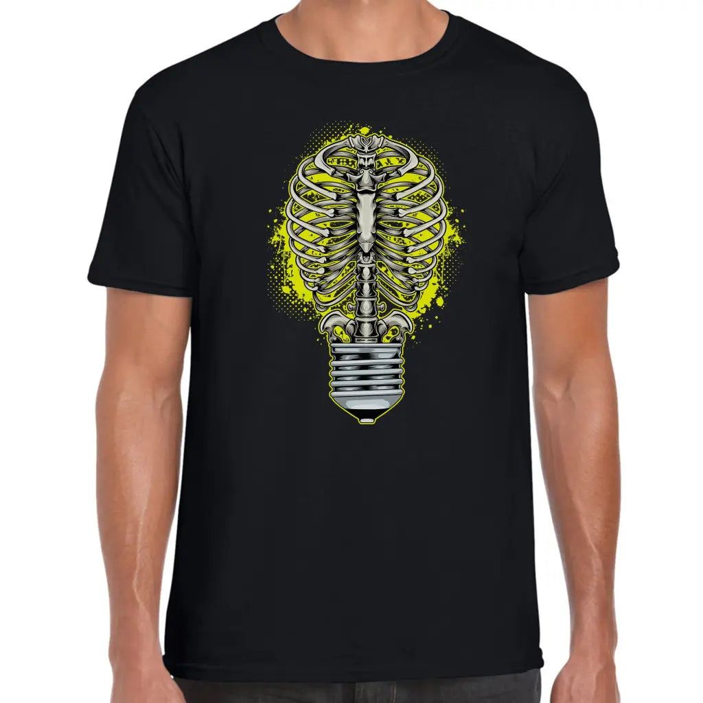 Skeleton Bulb T-Shirt - Tshirtpark.com