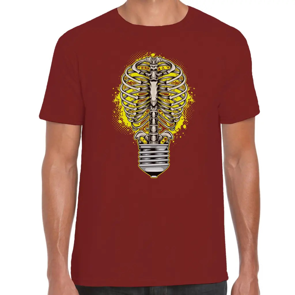 Skeleton Bulb T-Shirt - Tshirtpark.com