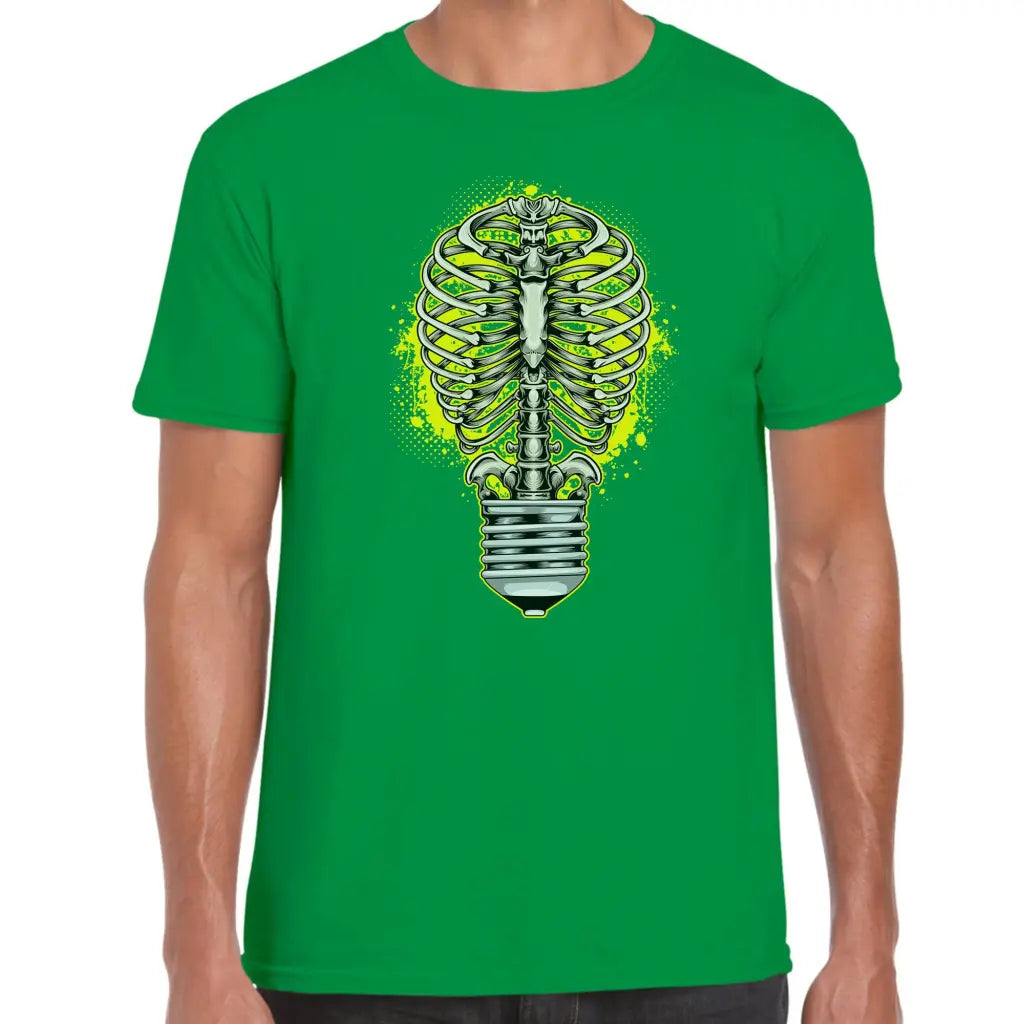 Skeleton Bulb T-Shirt - Tshirtpark.com