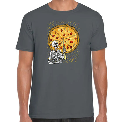 Skeleton Cutter Pizza T-Shirt - Tshirtpark.com