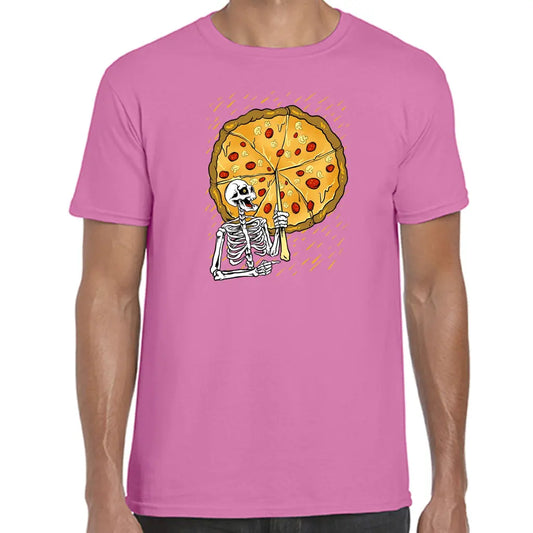 Skeleton Cutter Pizza T-Shirt - Tshirtpark.com