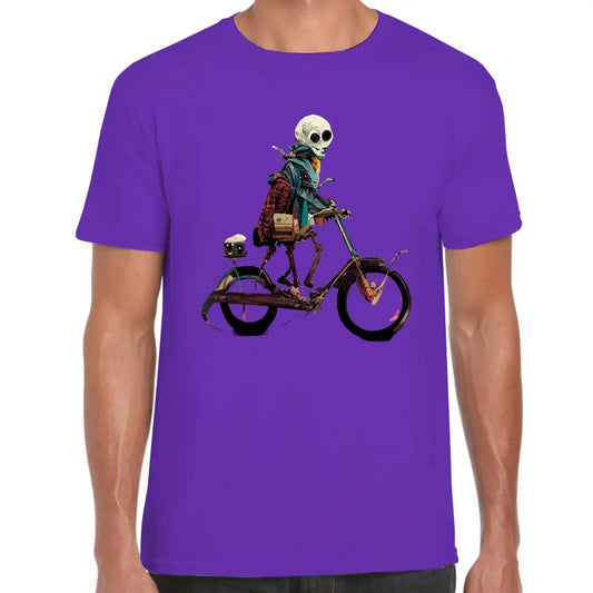 Skeleton Cyclist T-Shirt - Tshirtpark.com