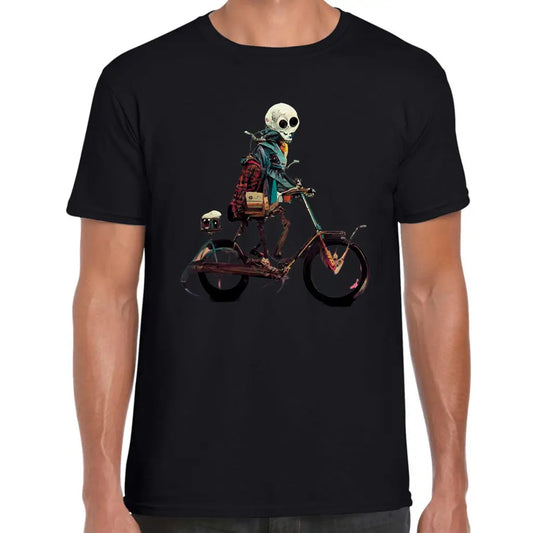 Skeleton Cyclist T-Shirt - Tshirtpark.com