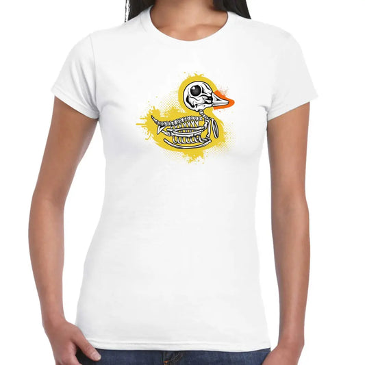 Skeleton Duck Ladies T-shirt - Tshirtpark.com