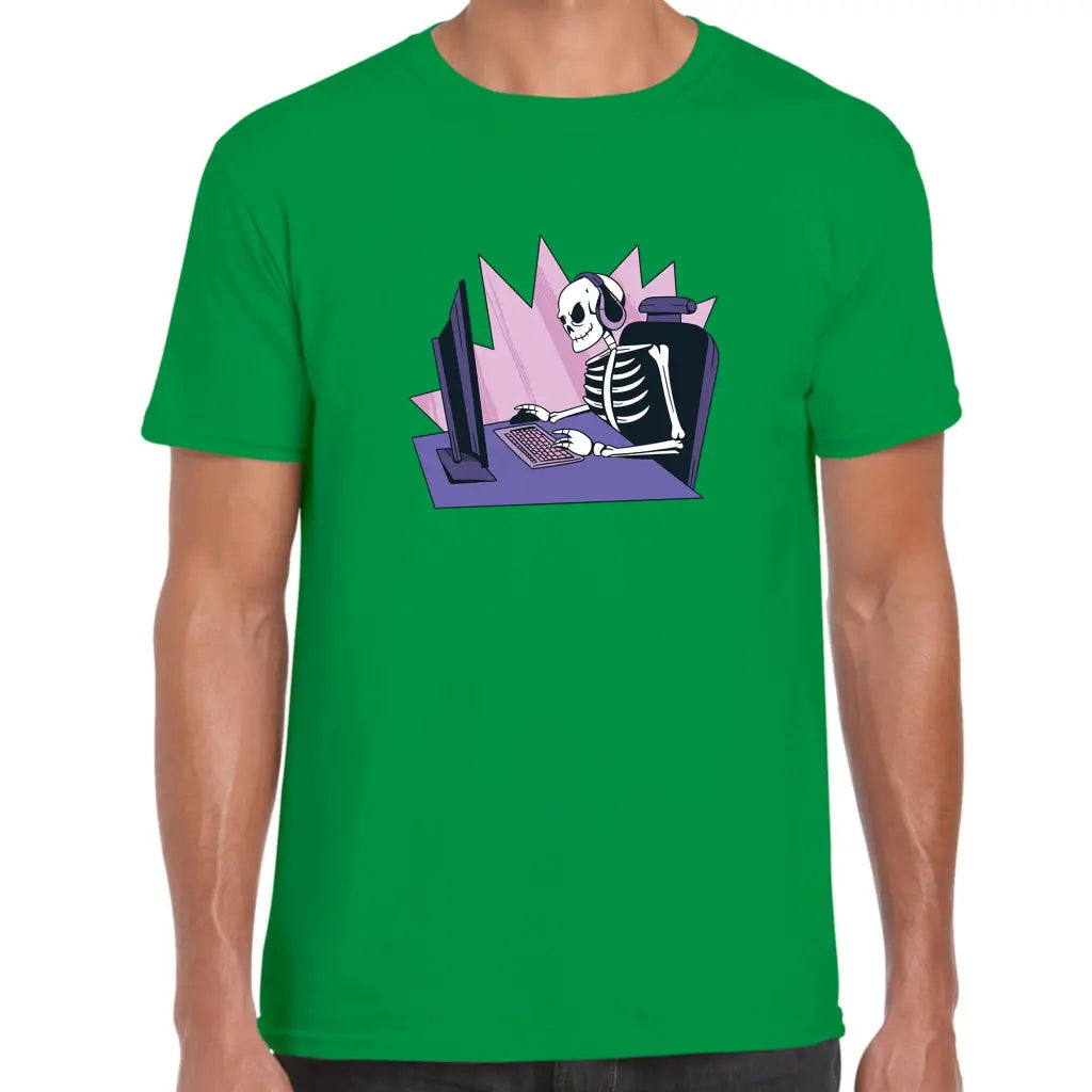 Skeleton Gamer T-Shirt - Tshirtpark.com