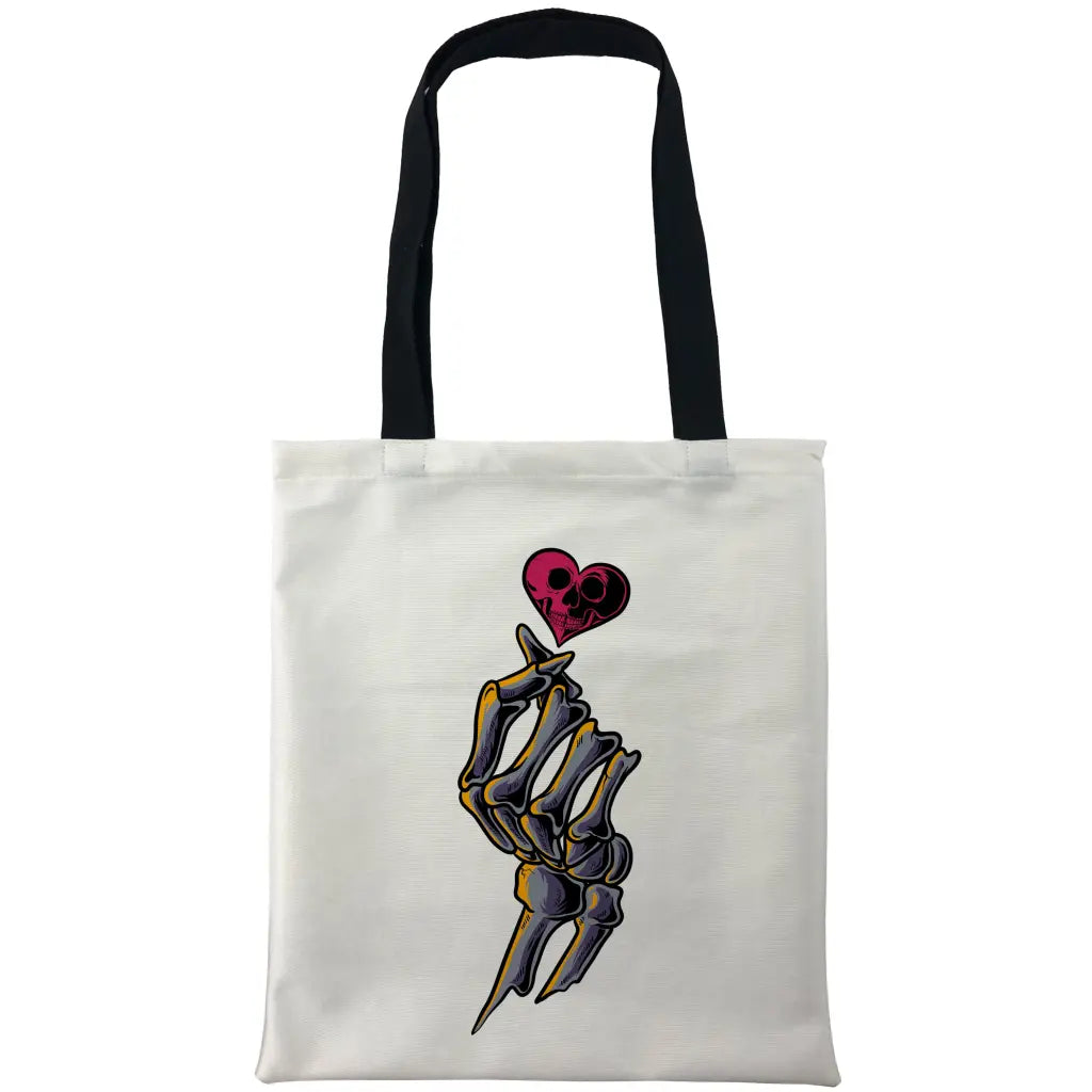 Skeleton Hand Heart Bags - Tshirtpark.com