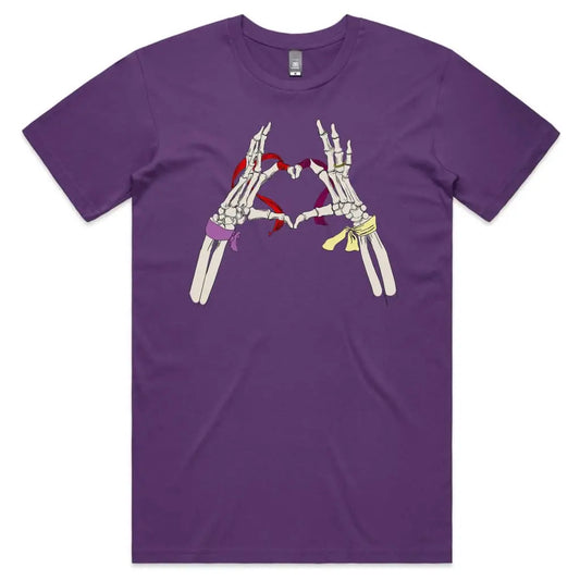 Skeleton Heart T-Shirt - Tshirtpark.com
