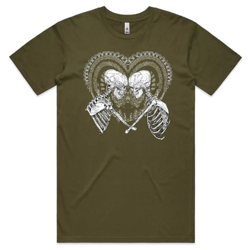 Skeleton Heart T-Shirt - Tshirtpark.com