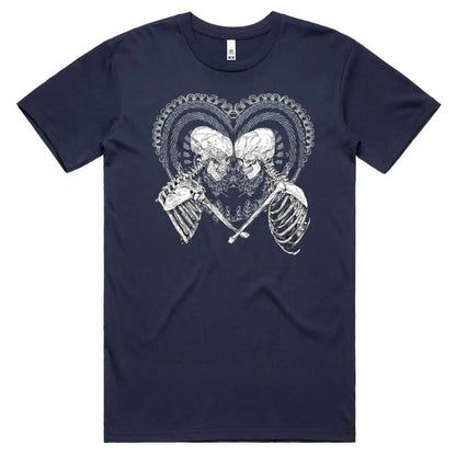 Skeleton Heart T-Shirt - Tshirtpark.com