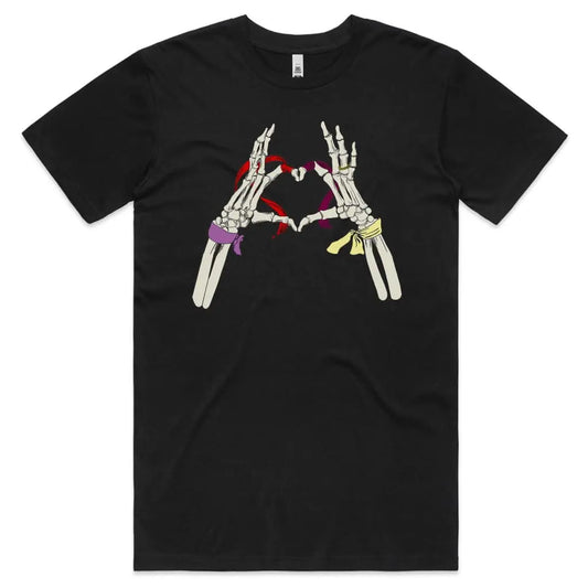 Skeleton Heart T-Shirt - Tshirtpark.com