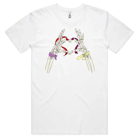 Skeleton Heart T-Shirt - Tshirtpark.com