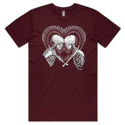 Skeleton Heart T-Shirt - Tshirtpark.com