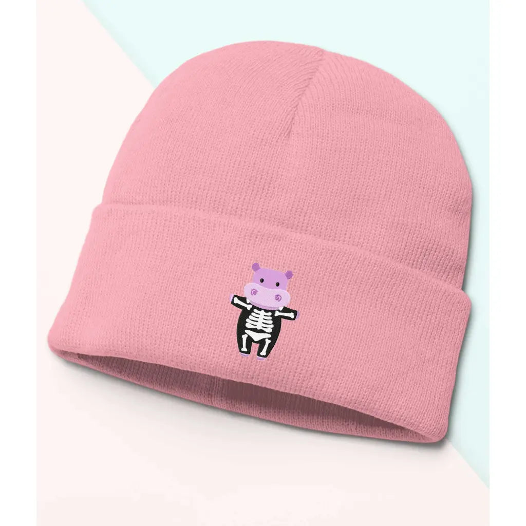 Skeleton Hippo Beanie - Tshirtpark.com