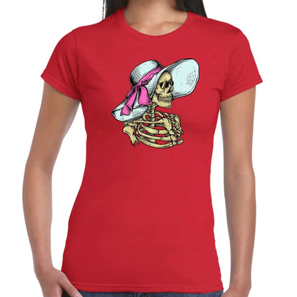 Skeleton Lady Ladies T-shirt - Tshirtpark.com